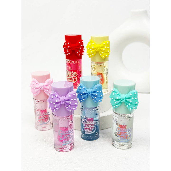 Ribbon Lip Glittered Lip Oil