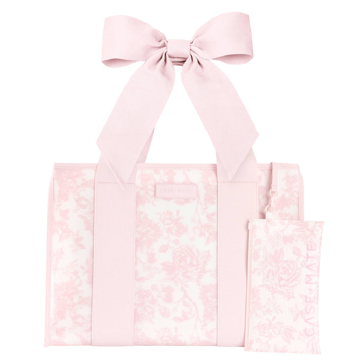 Case-Mate Afternoon Rosé Bow Jelly Tote Bag