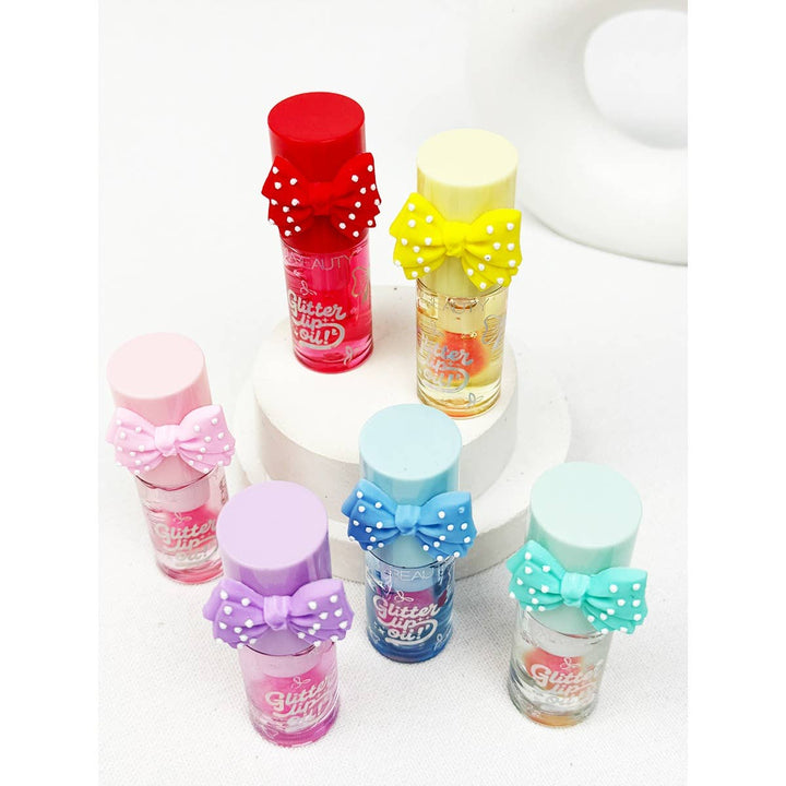Ribbon Lip Glittered Lip Oil