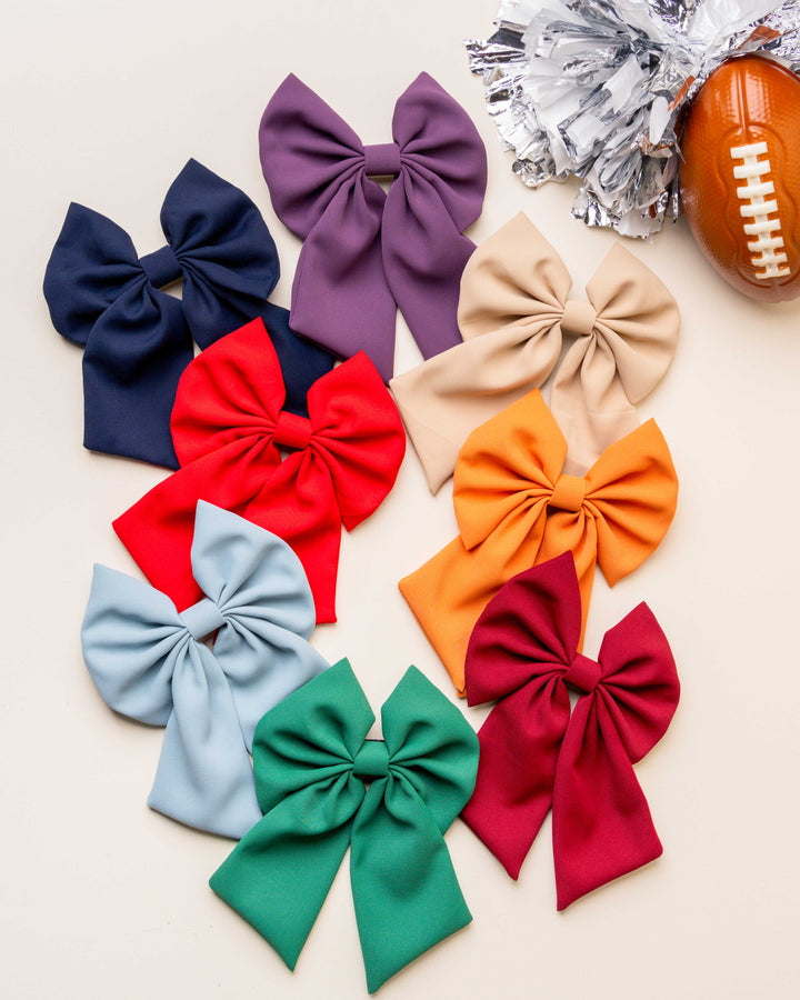Classic Hair Bow-Green
