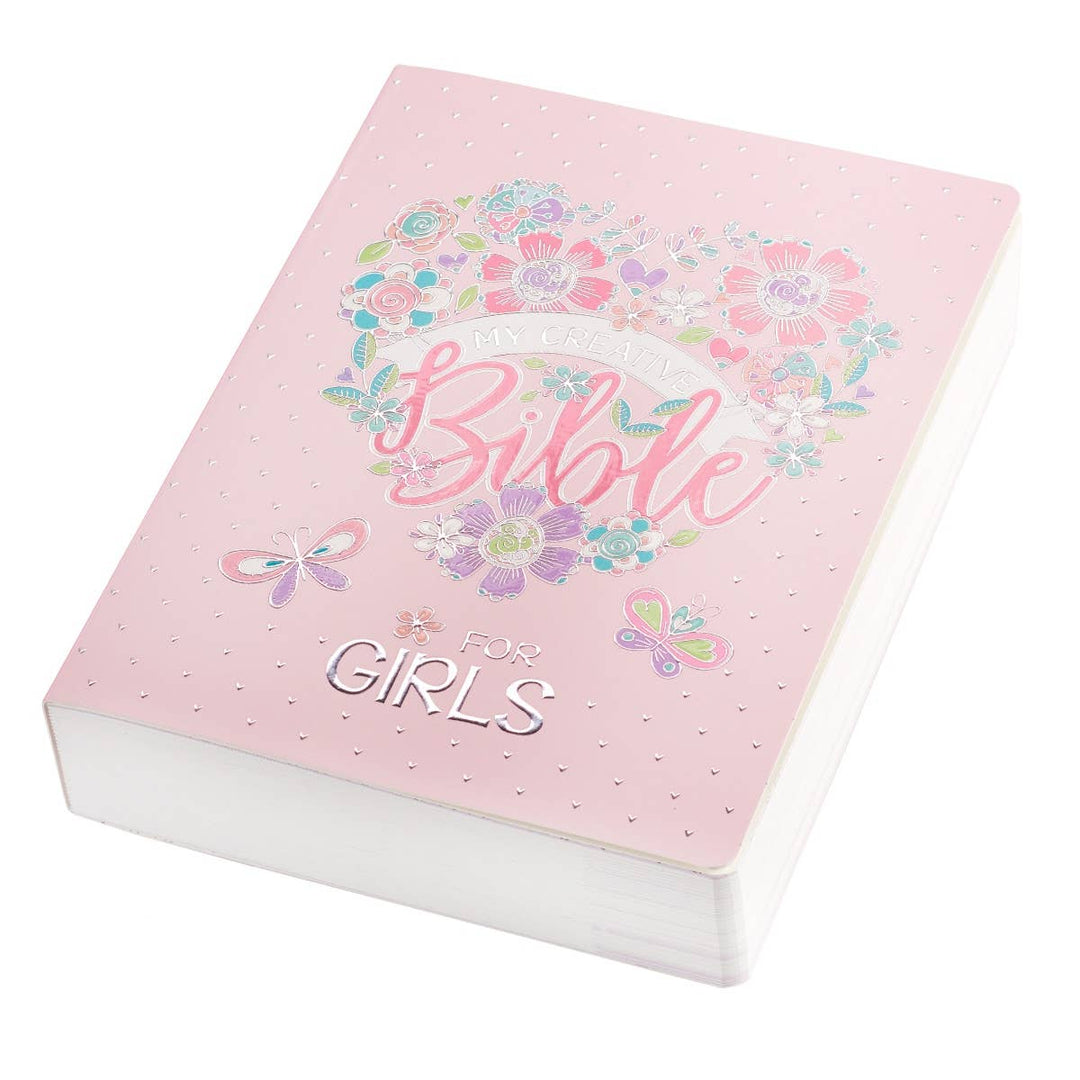 ESV My Creative Bible for Girls Softcover, Pink Floral