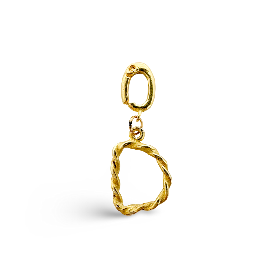 Alphabet Classic Gold Charms: B