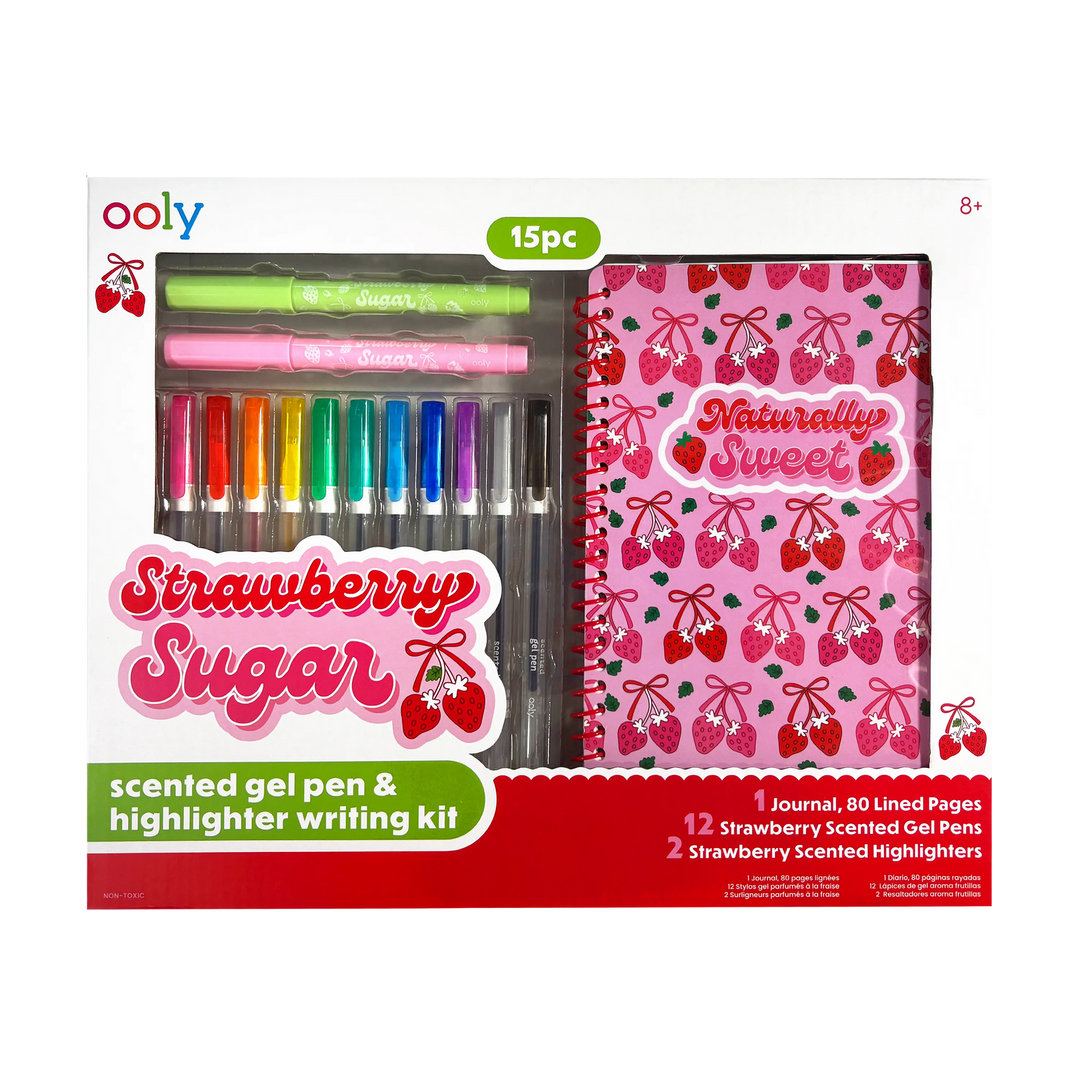 Strawberry Sugar: Scented Gel Pen & Highlighter