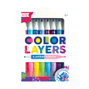 Color Layers Double Ended Layering Markers-Set of 8