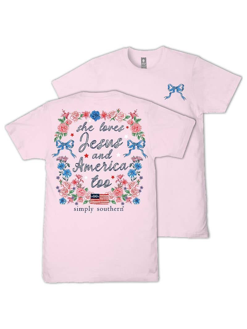 Jesus Peony T-Shirt