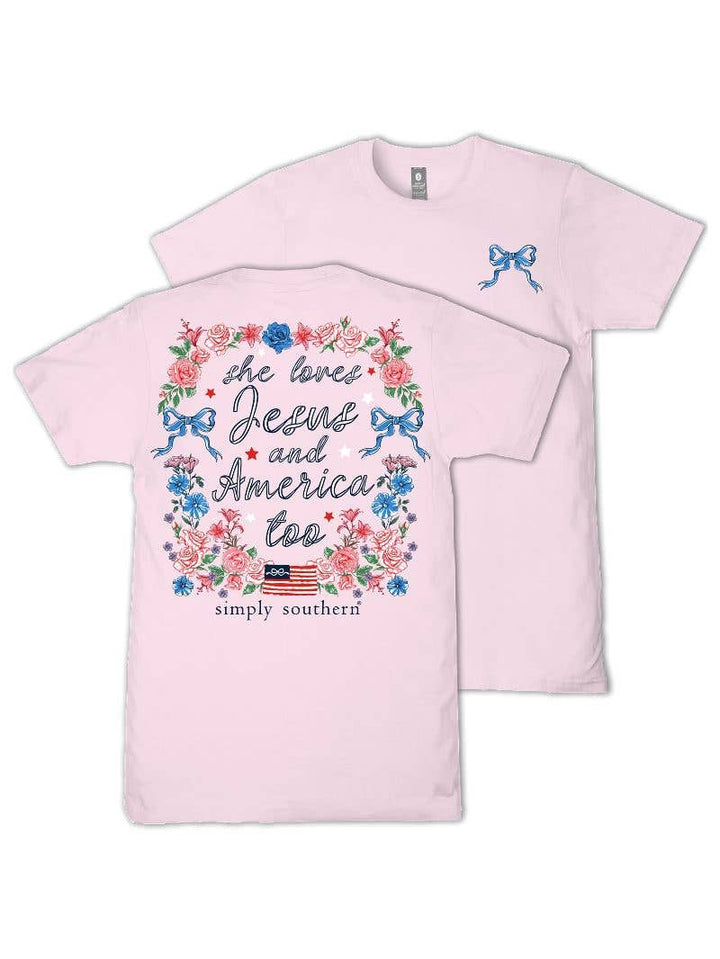 Jesus Peony T-Shirt
