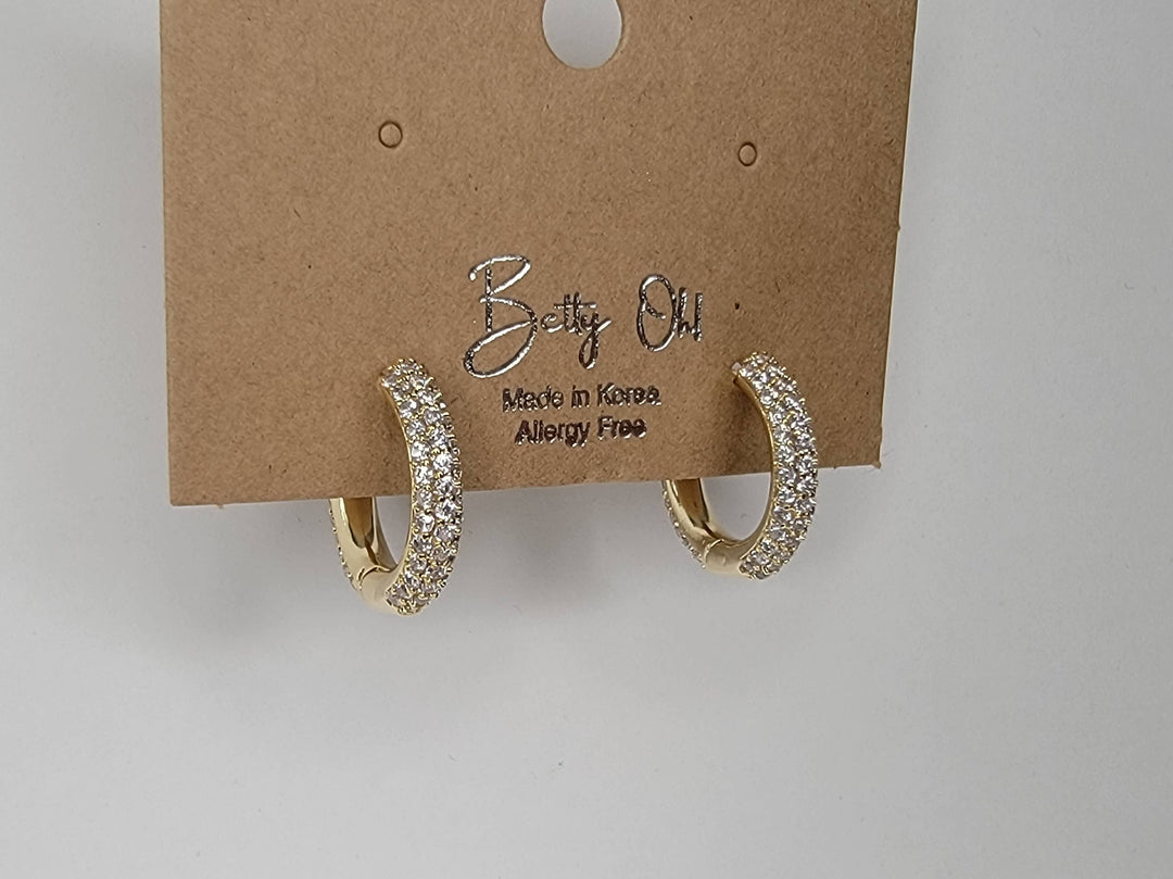 CLICKER EARRINGS.: GOLD - HA79