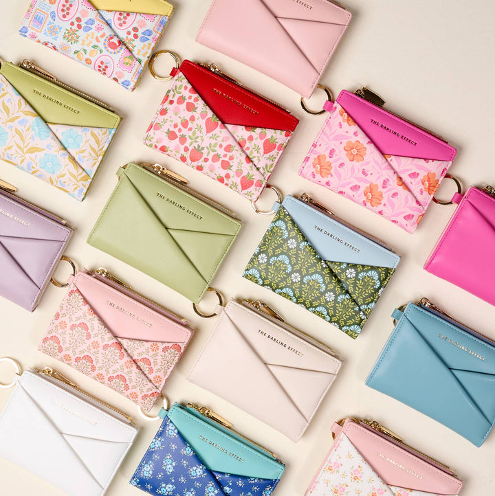 Luxe Pocket Wallet-Strawberry Fields
