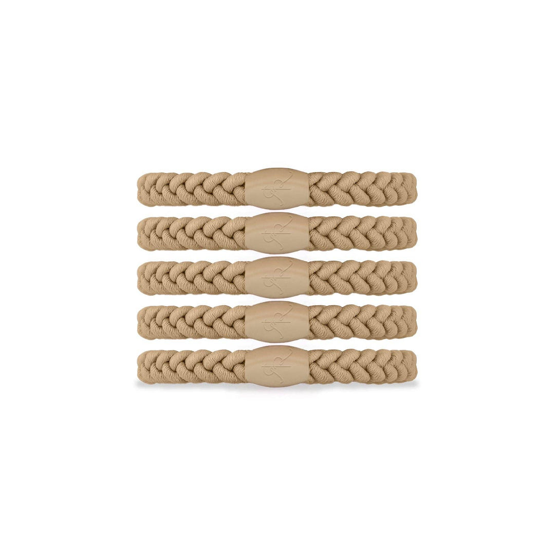 Cutie Bands + Bangles: Braided Brown