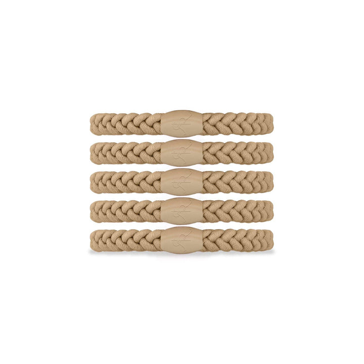 Cutie Bands + Bangles: Braided Brown