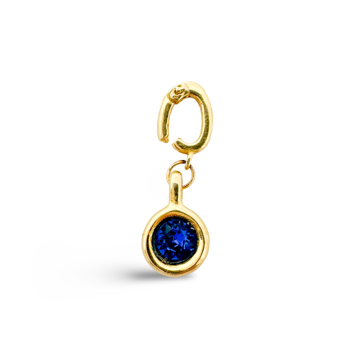 Birthstone Classic Gold Charms: April - Diamond