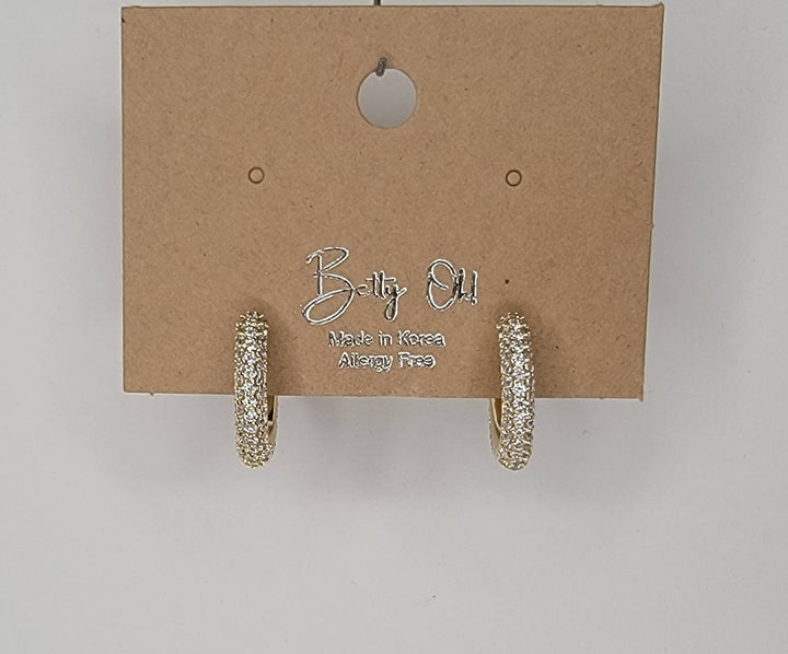 CLICKER EARRINGS.: GOLD - HA79
