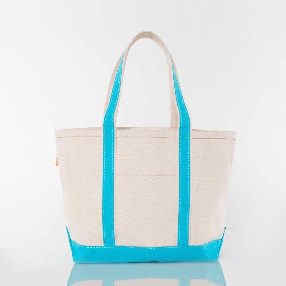 Medium Classic Tote: Baby Blue