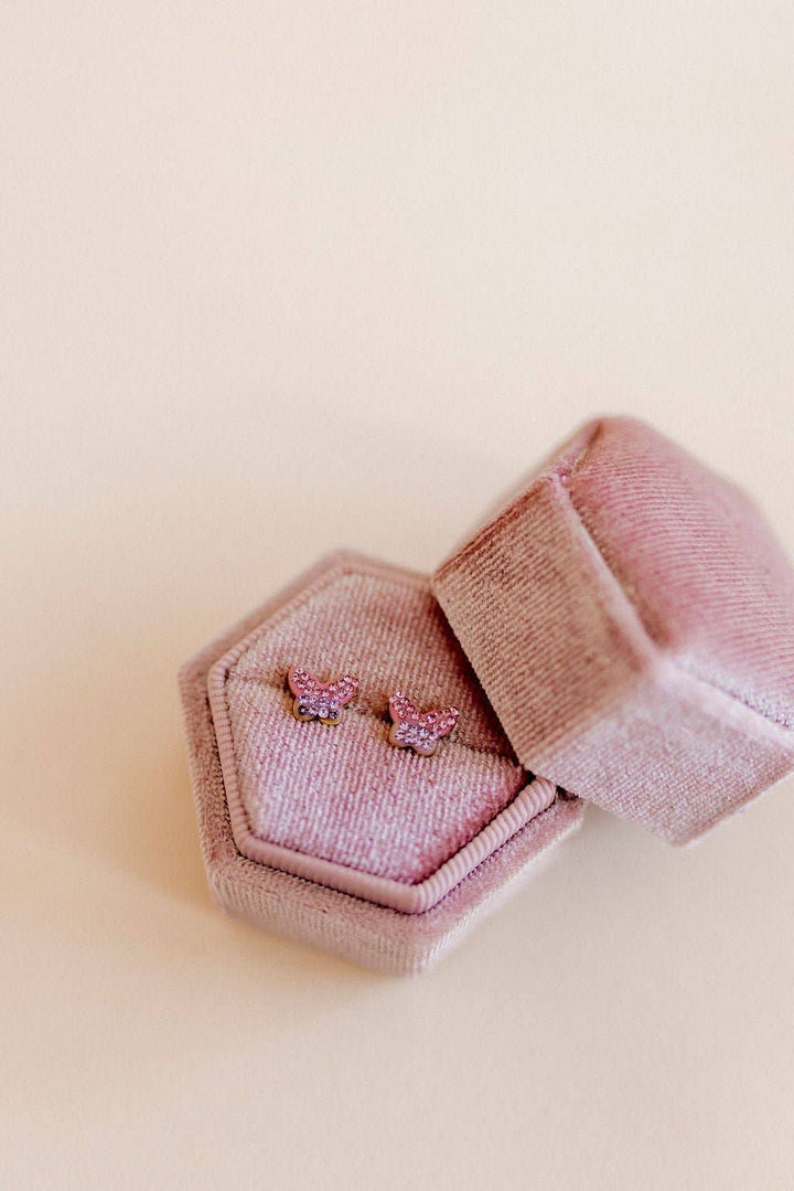 Screwback Stud Earrings - Bindi Butterfly