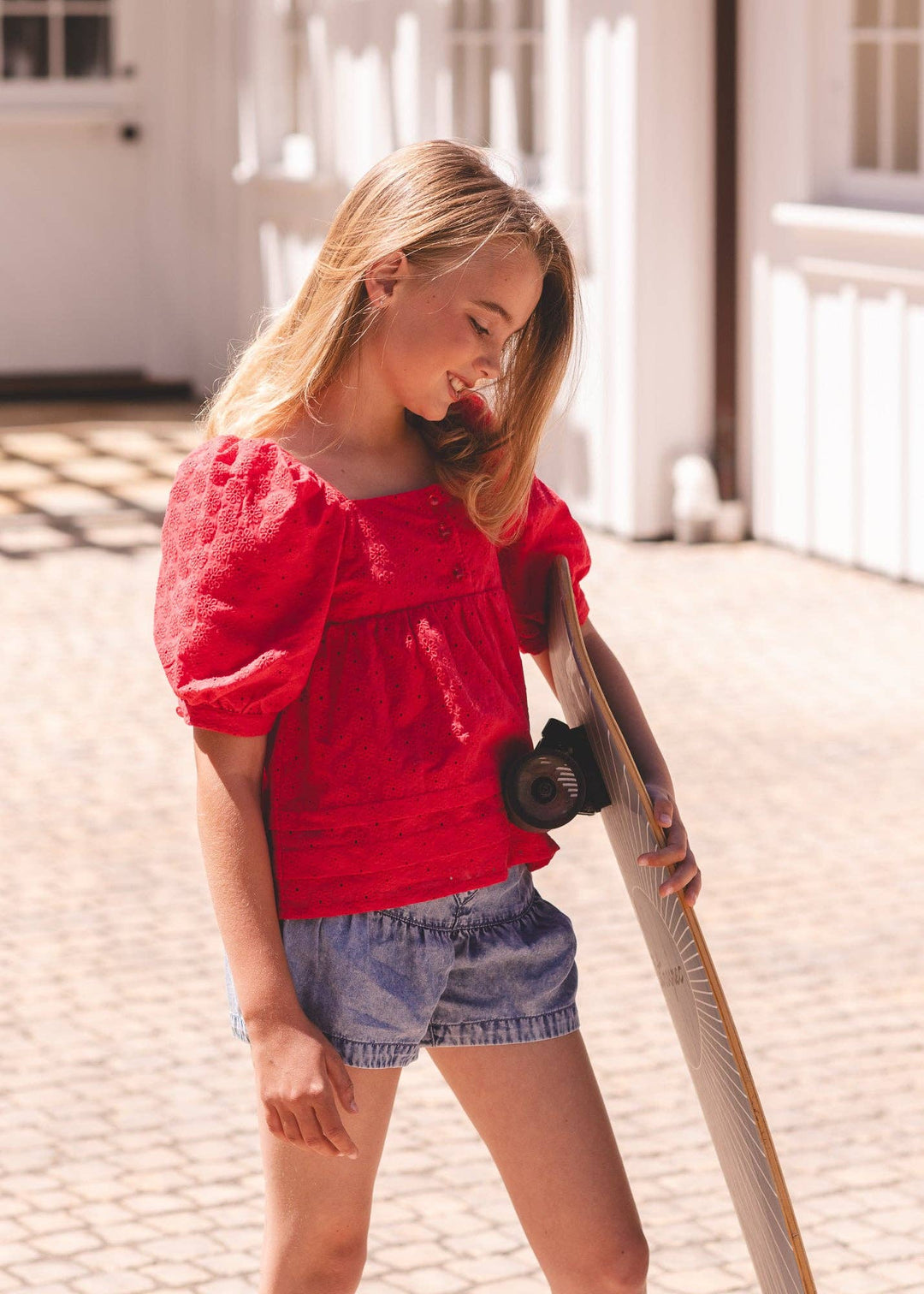 Strawberry Fields Top: Strawberry Red
