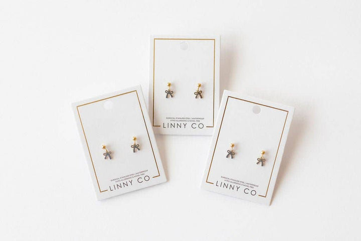 Screwback Stud Earrings - Millie Bow