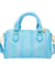 Rainbow Woven Duffle Handbag Teal