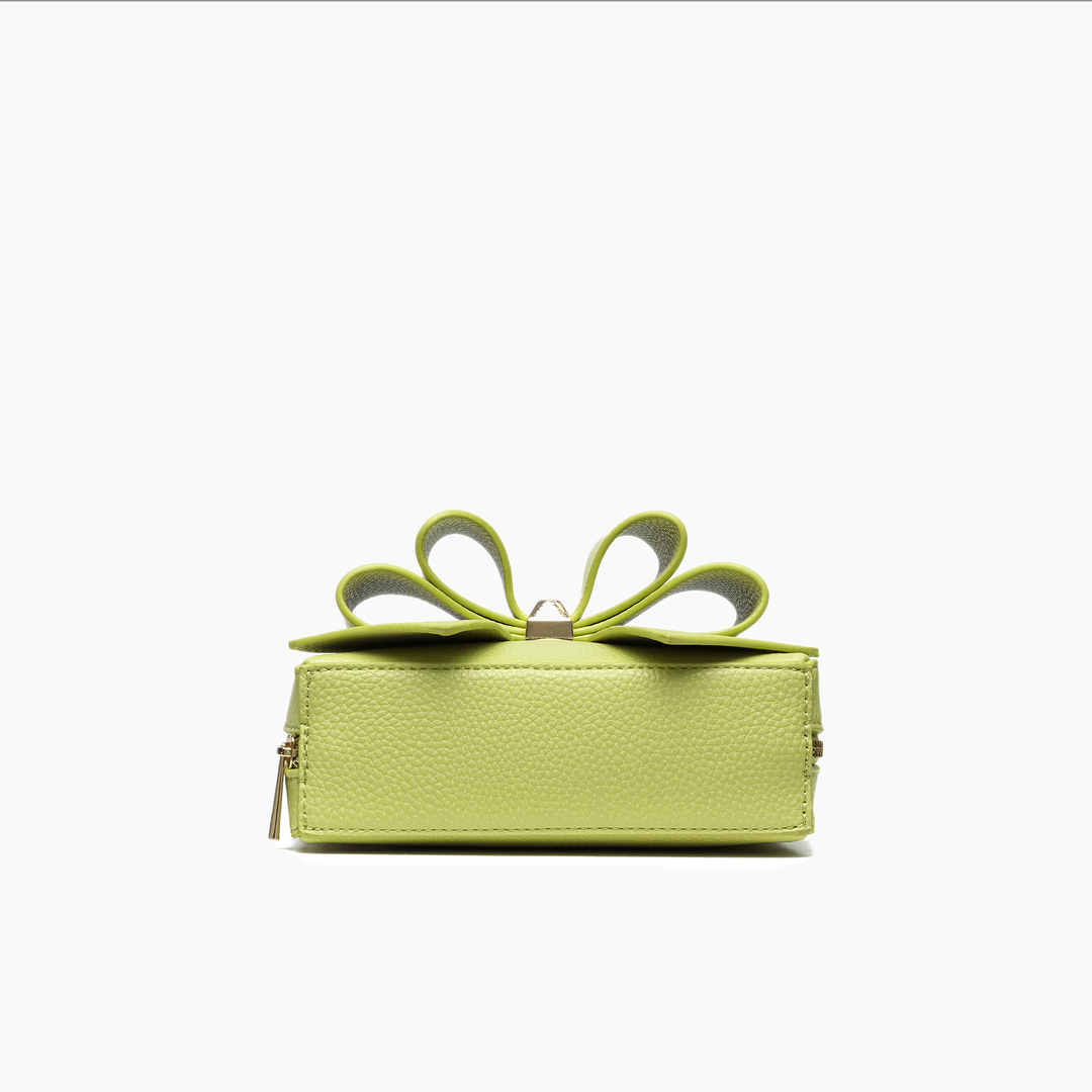 Luxury Mini Bowtie Purse Stylish Crossbody Clutch Christmas: Lime