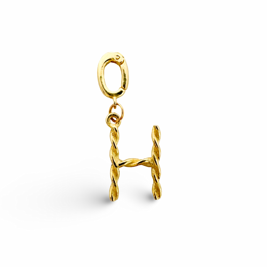 Alphabet Classic Gold Charms: B