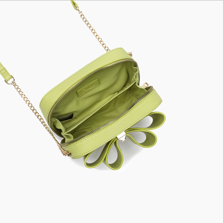 Luxury Mini Bowtie Purse Stylish Crossbody Clutch Christmas: Lime