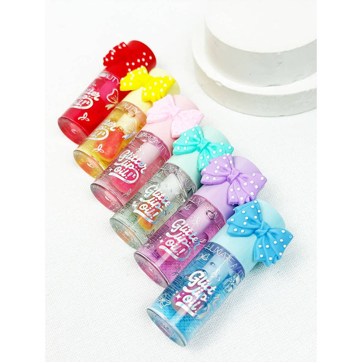 Ribbon Lip Glittered Lip Oil