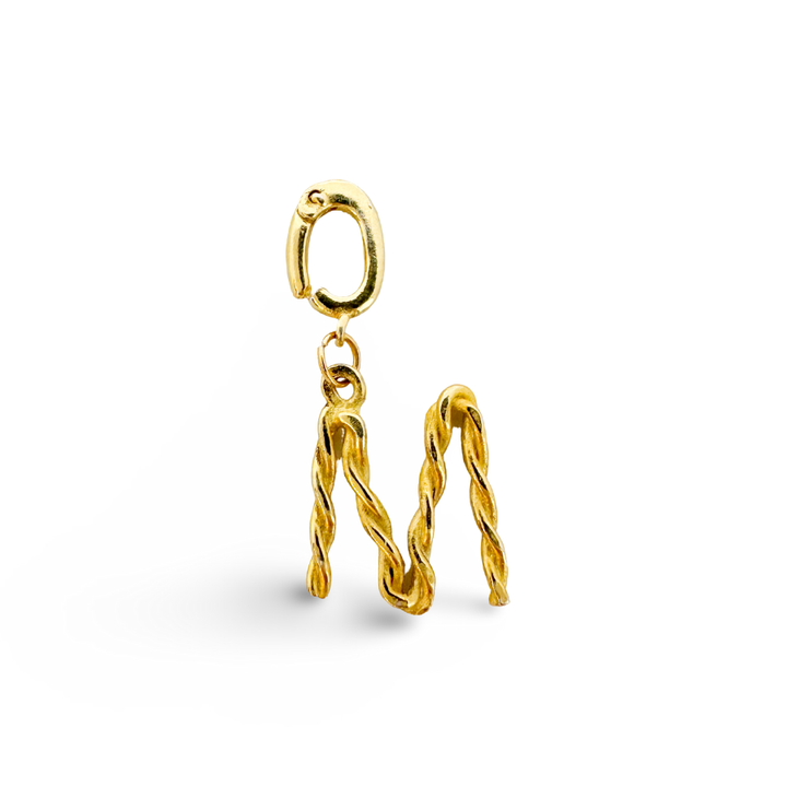 Alphabet Classic Gold Charms: K