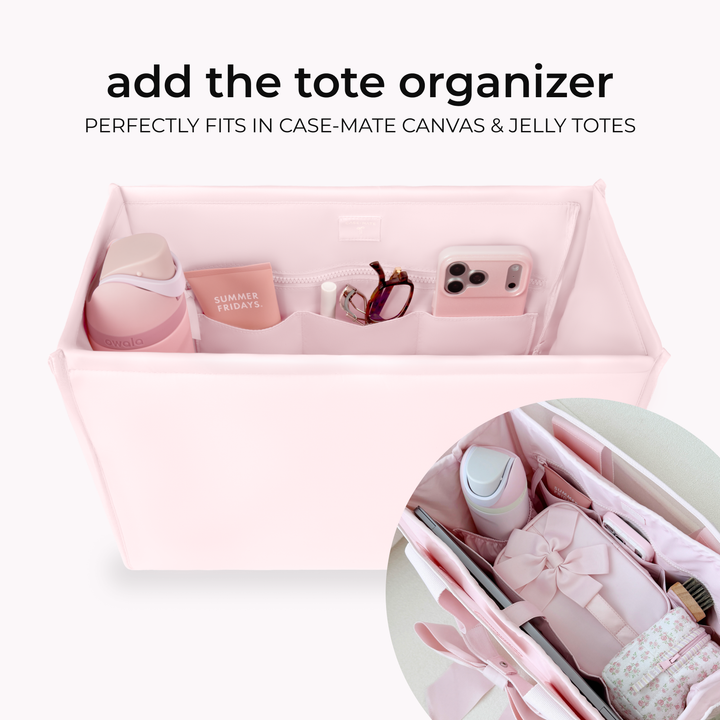 Case-Mate Afternoon Rosé Bow Jelly Tote Bag