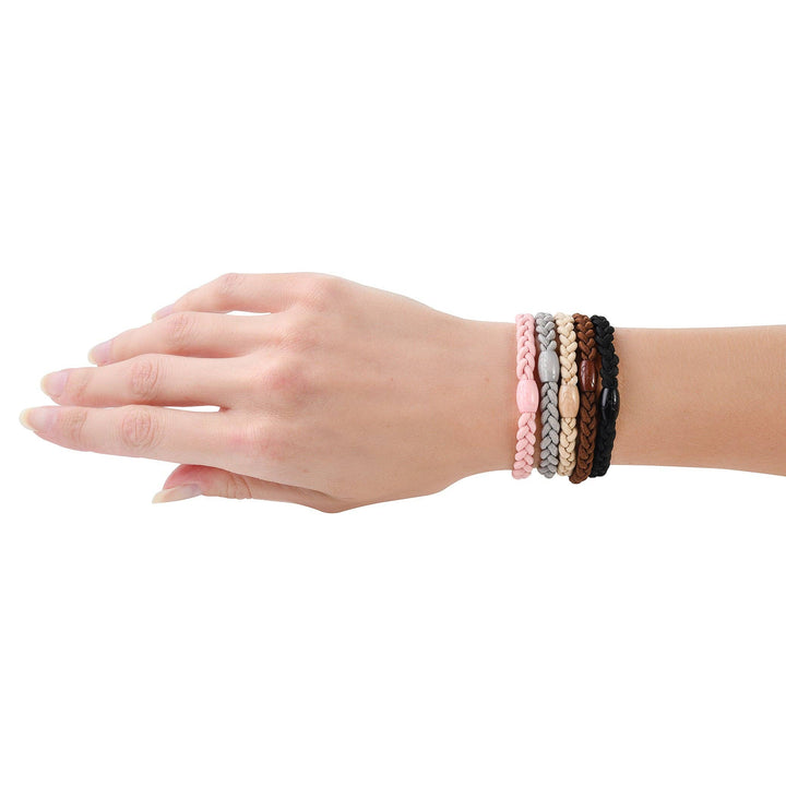 Cutie Bands + Bangles: Braided Brown