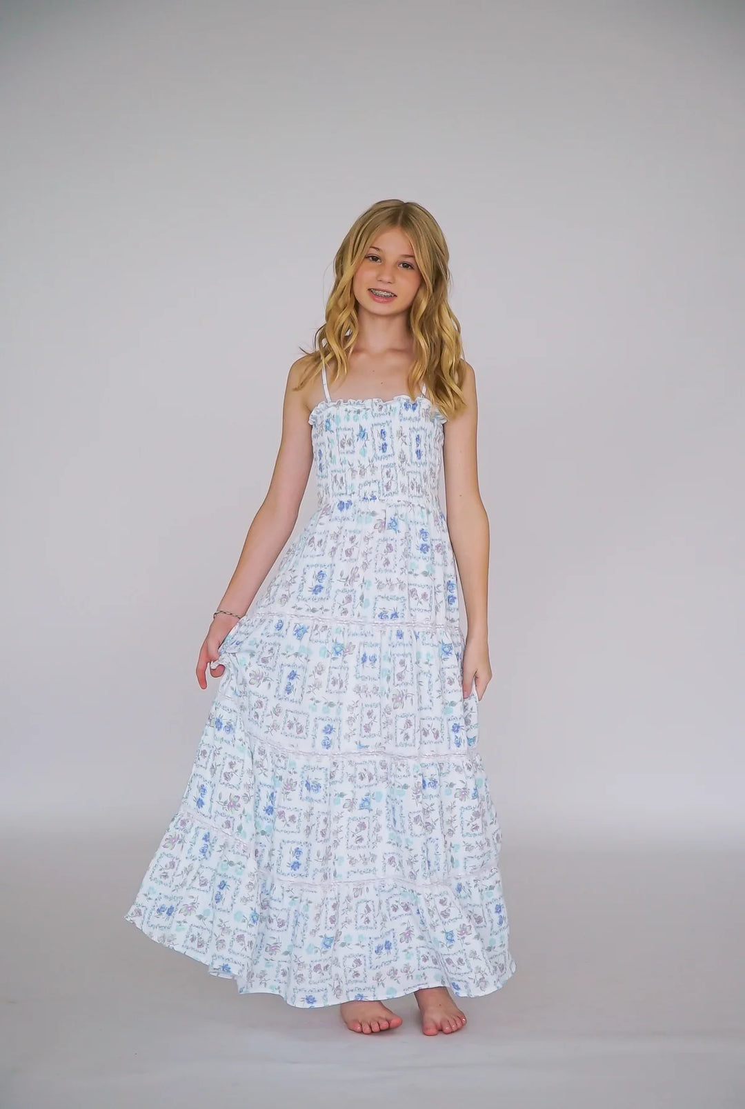 demure dress The Floral XL flower explosion while the puffed half sleeves add just enough drama Talia Dress Sage
