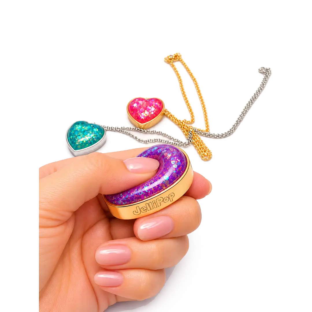 Violet Dream JelliPop Squish Necklace