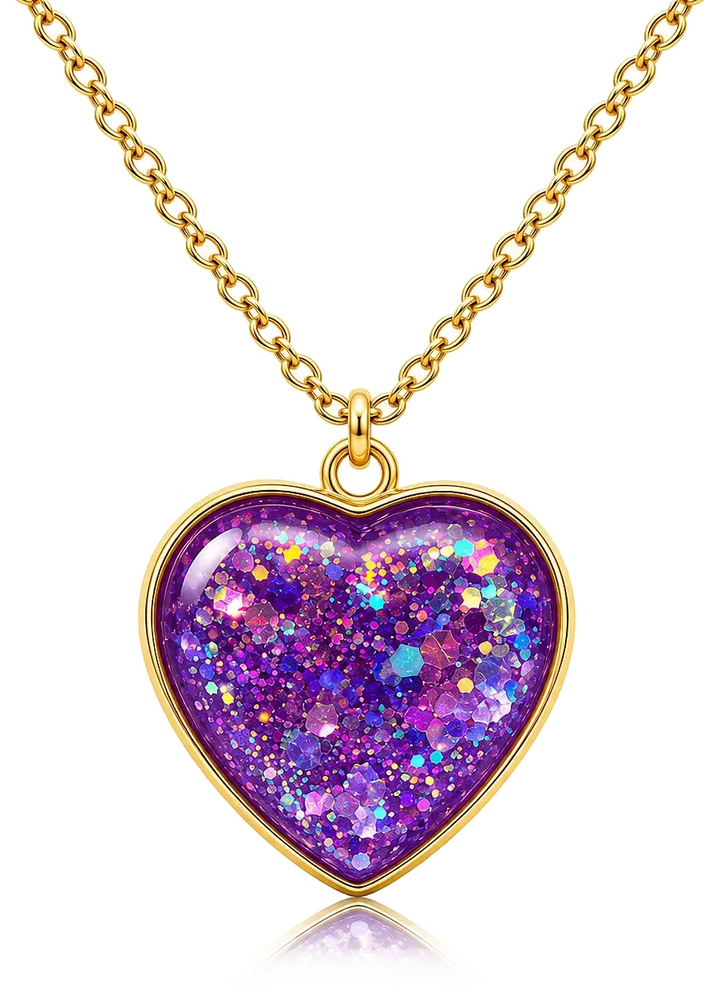 Violet Dream JelliPop Squish Necklace