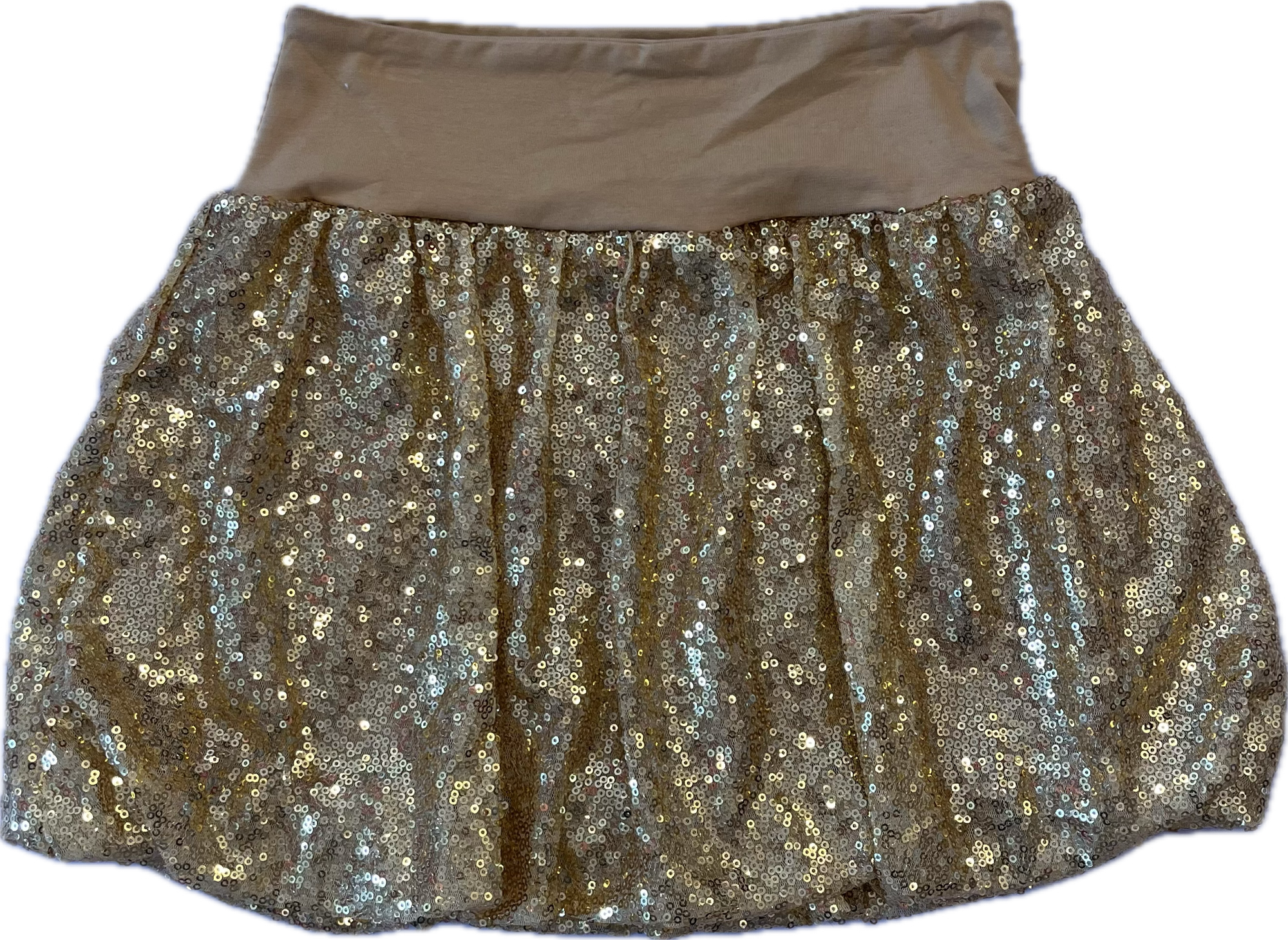 Gold Bubble Skirt