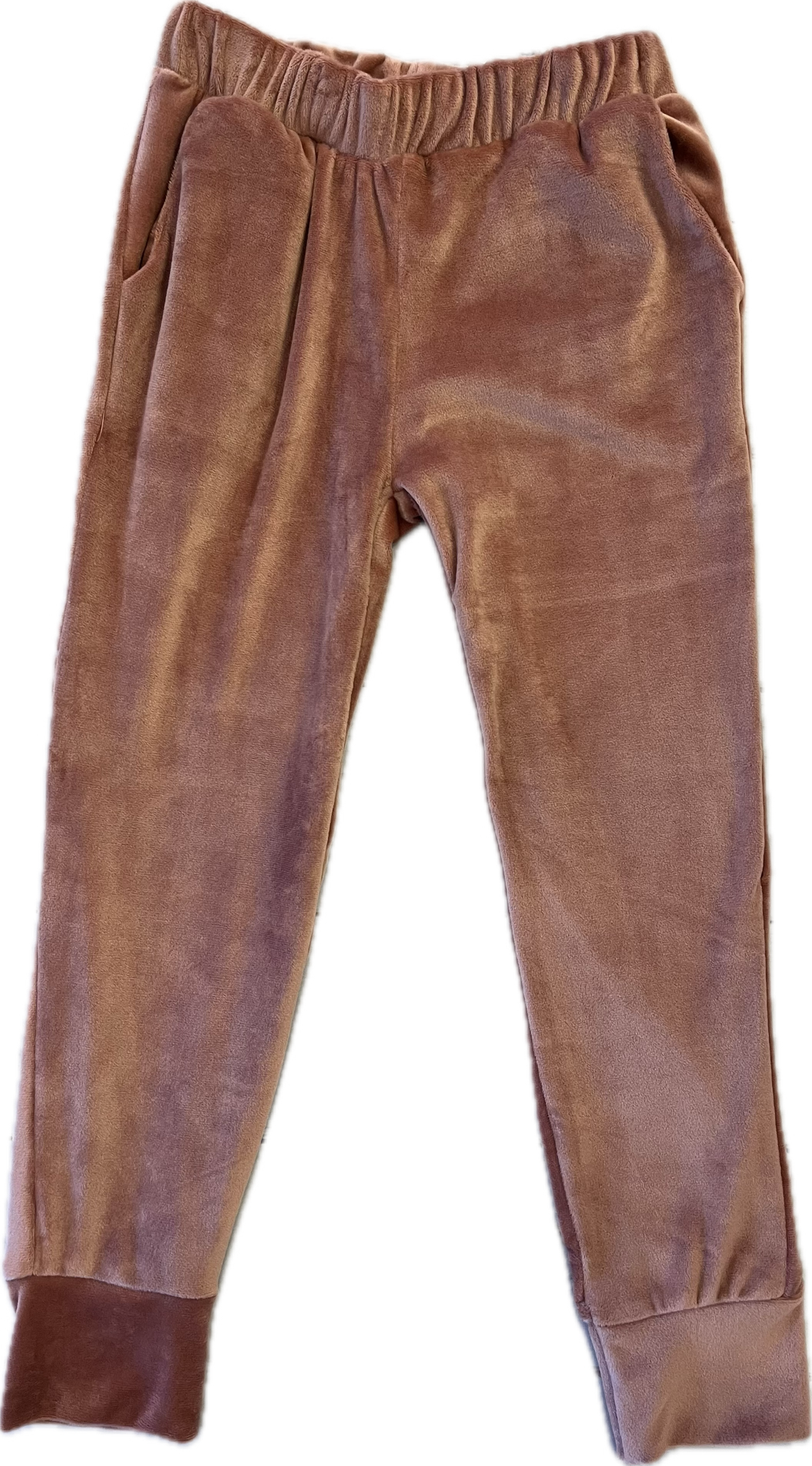 Microvelour Mauve Joggers