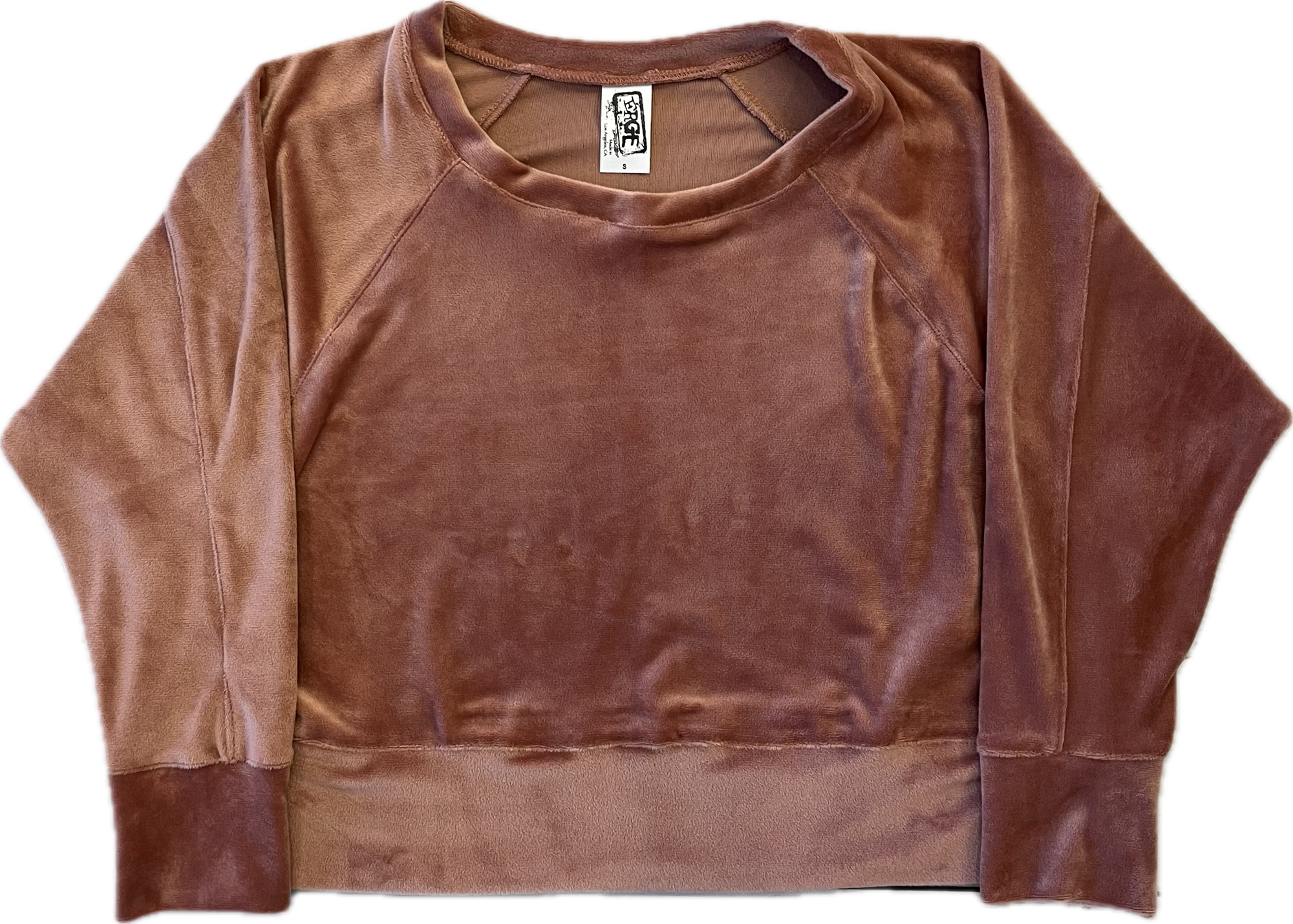 Microvelour Mauve LS Top