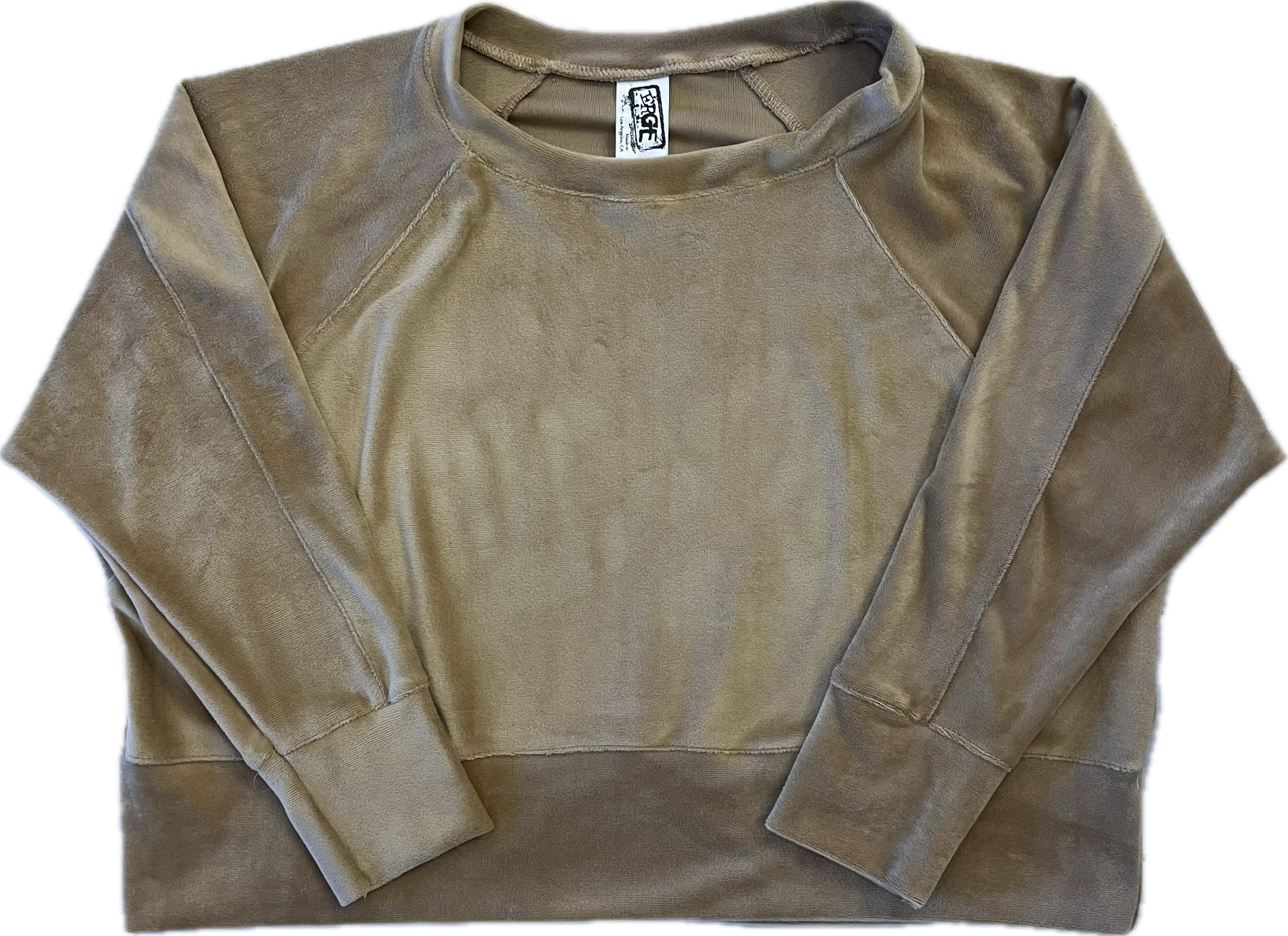 Microvelour Camel LS Top