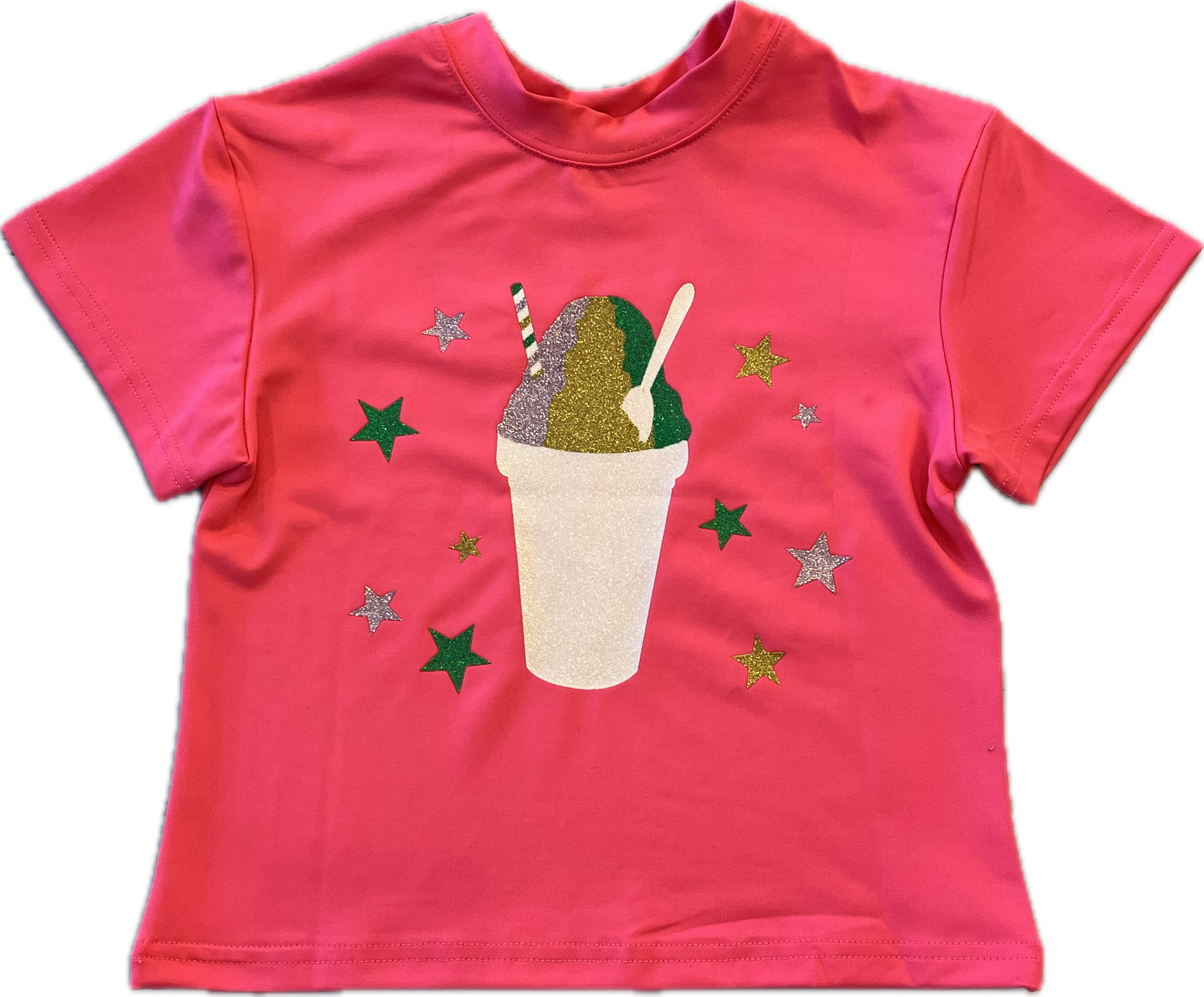 Snoball Glitter Mardi Gras Tee