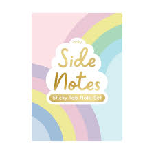 Side Notes Sticky Tab Notes  Set - Primary