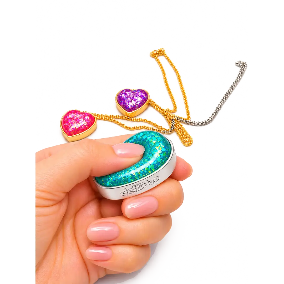 Ocean Calm JelliPop Squish Necklace