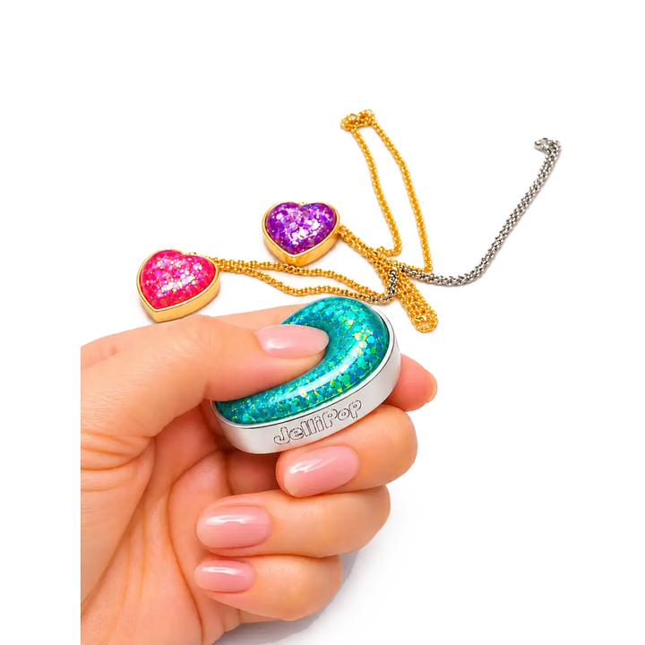 Ocean Calm JelliPop Squish Necklace