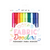 Fabric Doodlers Markers - Set  of 12