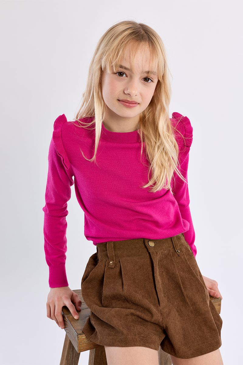FUCHSIA KNITTED SWEATER