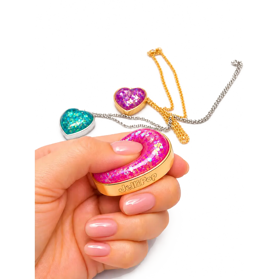 Pink Bliss JelliPop Squish Necklace