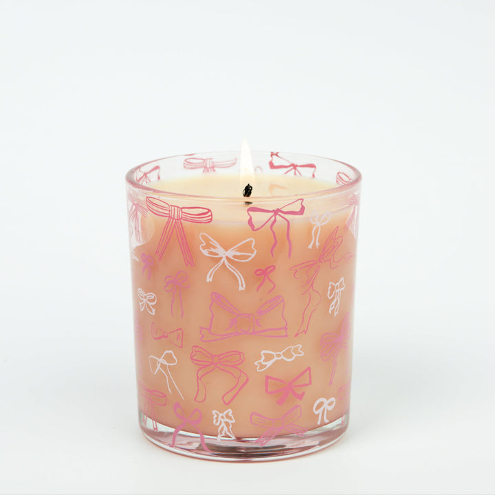 Sweet Grace Pink Bow Candle