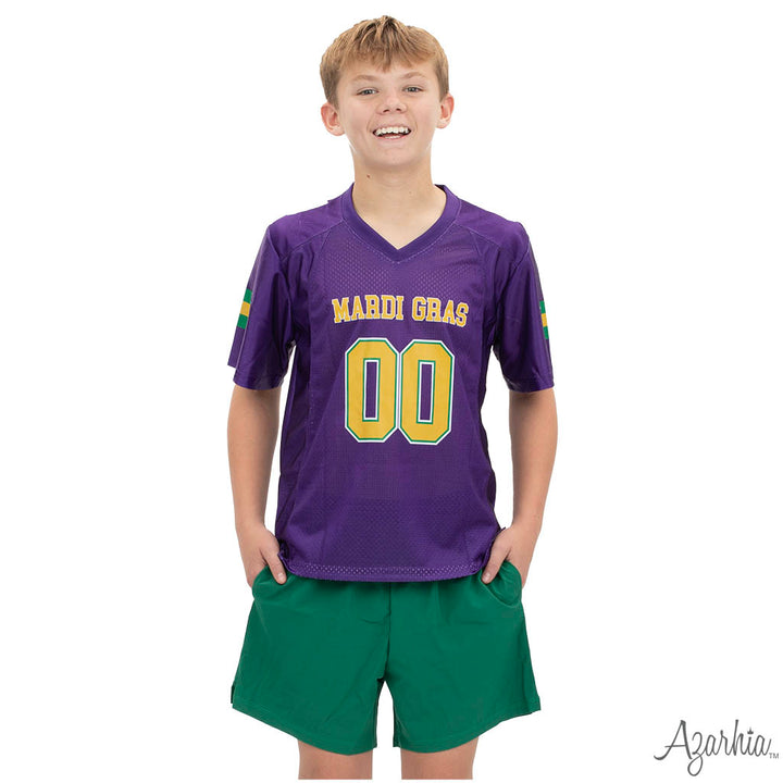 Mardi Gras Football Jersey